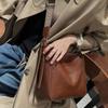 Bag Women Spring/Summer Genuine Leather Women's Bag Bucket Bag Large Capacity Commuter Underarm Bag Shoulder Bag