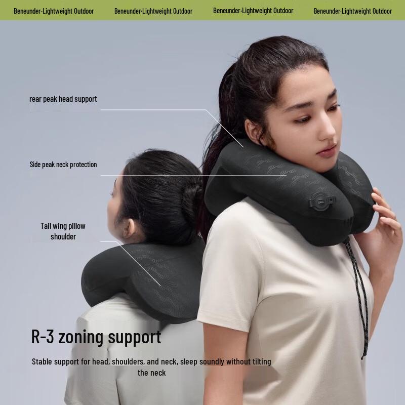 Beneunder Full Neck Support Inflatable Pillow