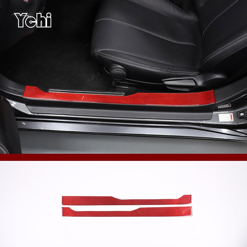 Red Soft Carbon Fiber For Mazda MX-5 NC 202016-2026 Car Center Control Interior Sticker Car Modification Accessories