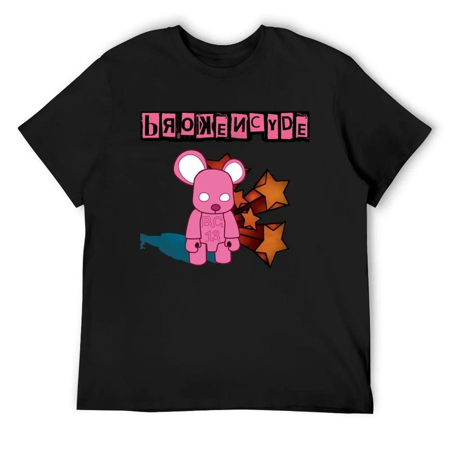 Brokencyde T-Shirt Luxury man street wear shirts graphic tee Men s t shirts S