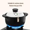 Zhì Shì 6L Panda Ceramic Clay Pot for Gas Stoves