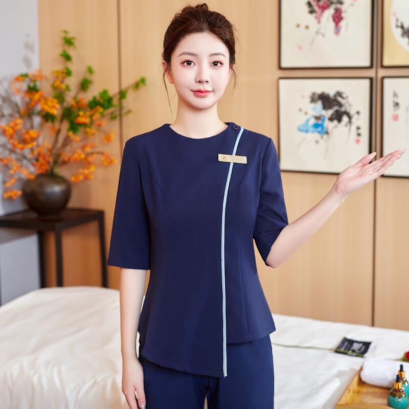 Slimming & Stylish Spa Technician Uniform Set for Women