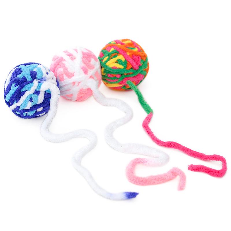 Yarn Ball Cat Toys Cat Toys  Cat Sticks To Relieve Boredom  Teeth Grinding and Chewing Supplies