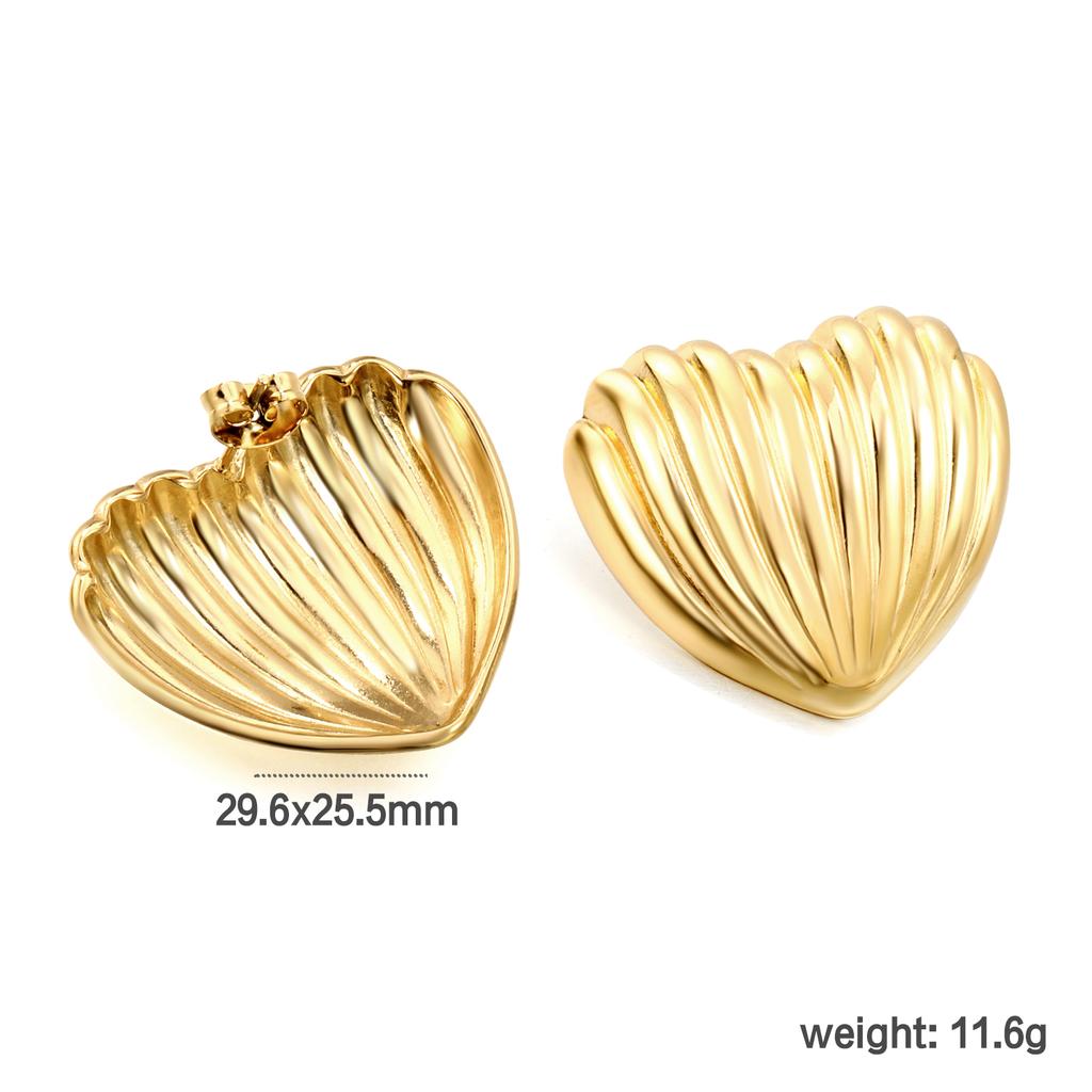 Irregular Texture Luxury Earrings, Fashionable Niche Style, Women's Stainless Steel Retro INS Party Jewelry Birthday Gift