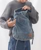 Eastserviceshop Denim Dyed Cross Bag - Indigo