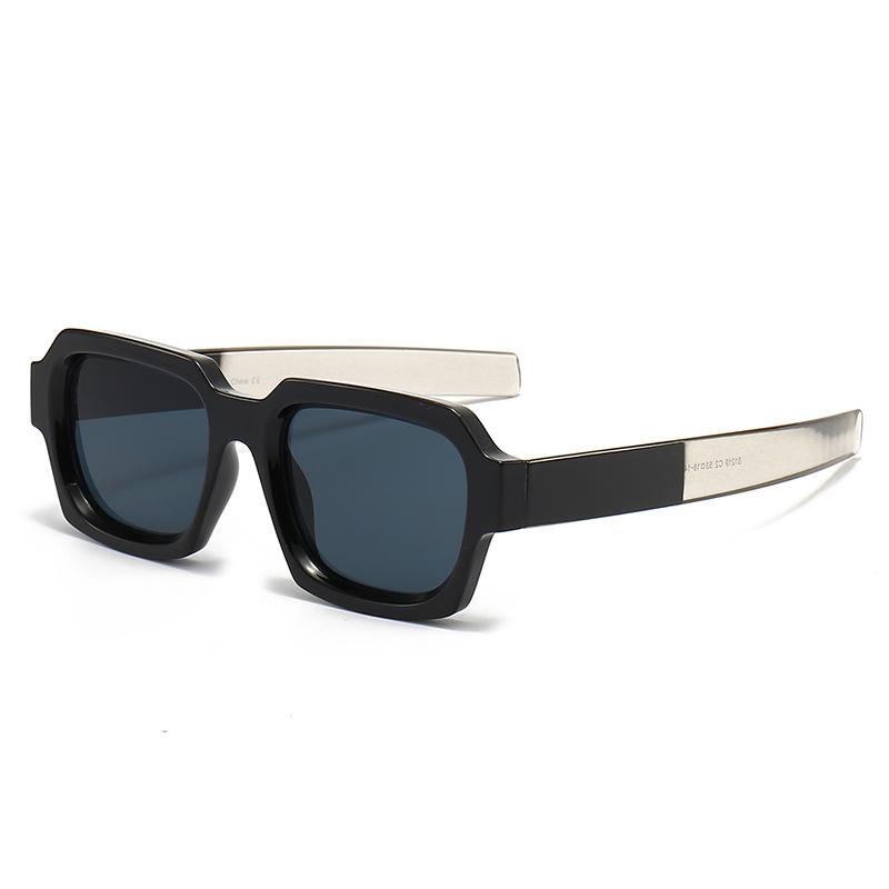 Retro Square Sunglasses Women Vintage Two-Color Frame UV400 Protection Classic Designer Brand