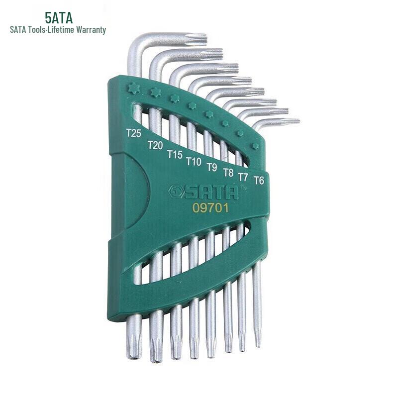 SATA 8-Piece Extended Hollow Torx Wrench Set
