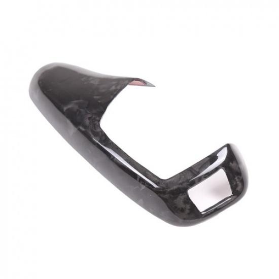Forged Real Carbon Fiber Gear Shift Knob Cover Trim For BMW X5 2008-2013