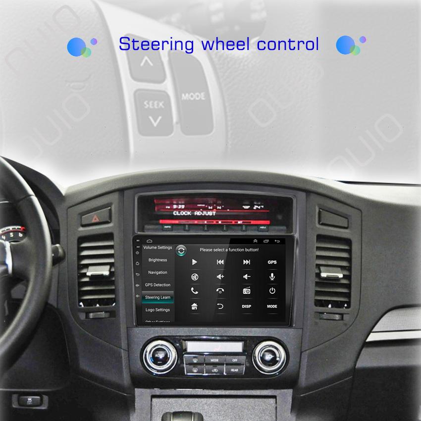 2din Car Radio Multimedia Player Carplay Auto GPS Navigation DSP BT NO DVD For Mitsubishi Pajero 4 V80 V90 2006 - 2014