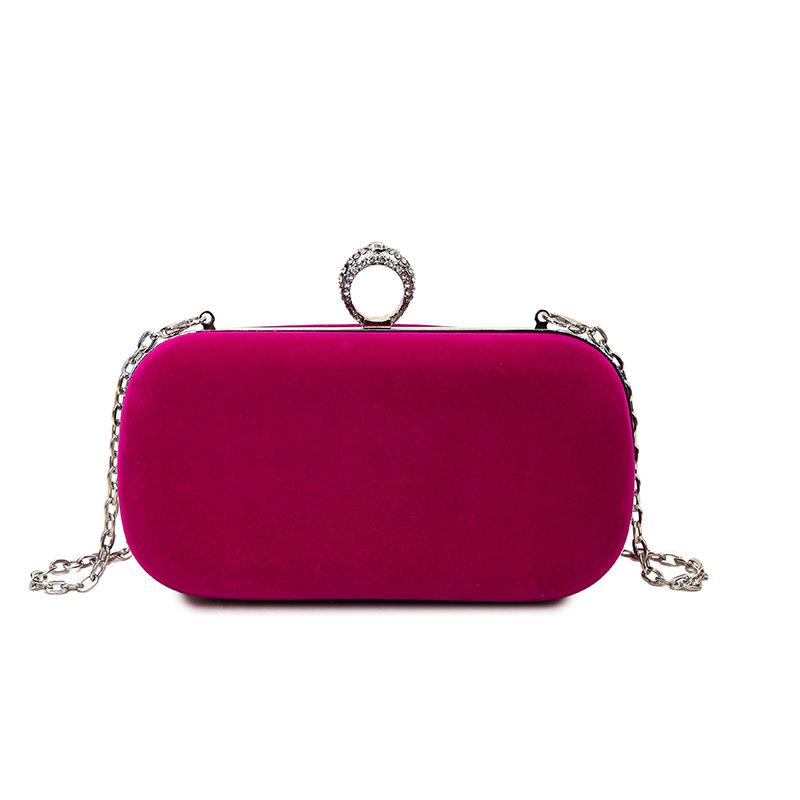 Black Velvet Handbag for Women 2025 Vip Designer Luxury Bags Evening Party Purse and Crossbody Shoulder Clutch Wallets