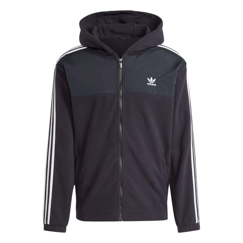 Adidas Originals Adicolor 3 Stripes Teddy Fleece Hoodie IZ4802 L