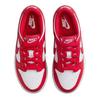 Nike Dunk Low White University Red Preschool Lifestyle Shoes FB9108-119