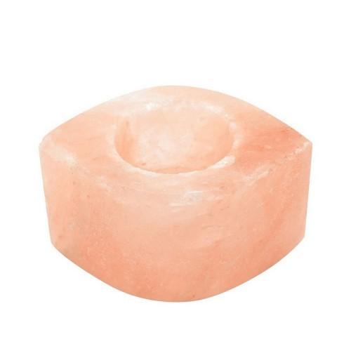 Serenity Himalayan Salt Evil Eye Tea Light Holder