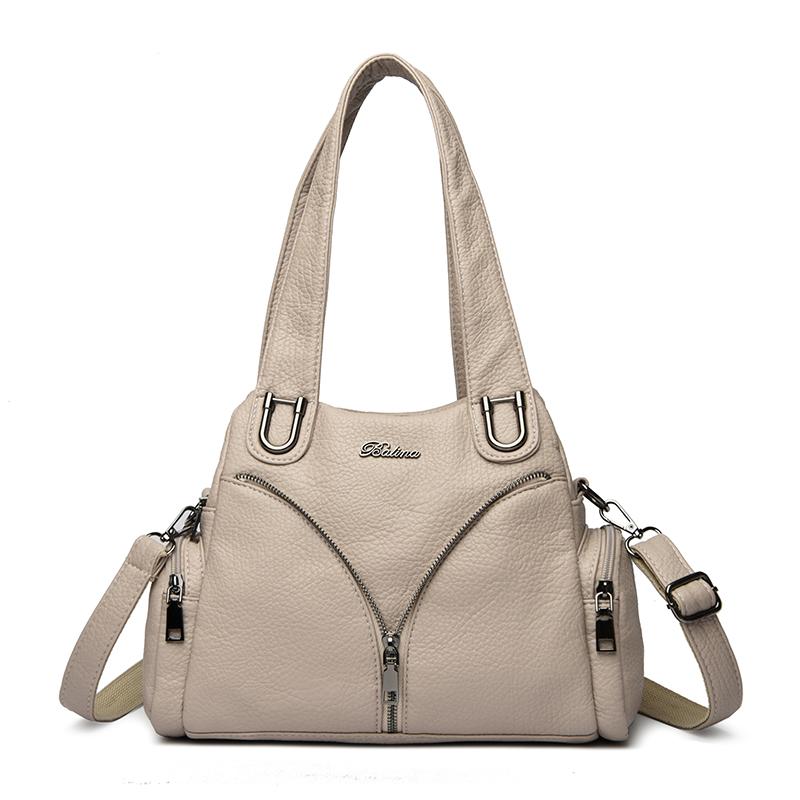 Women's High-quality Leather Top-Handle Bags Luxury Designer Shoulder Crossbody Bag Ladies Purses and Handbags Messenger Bag Sac