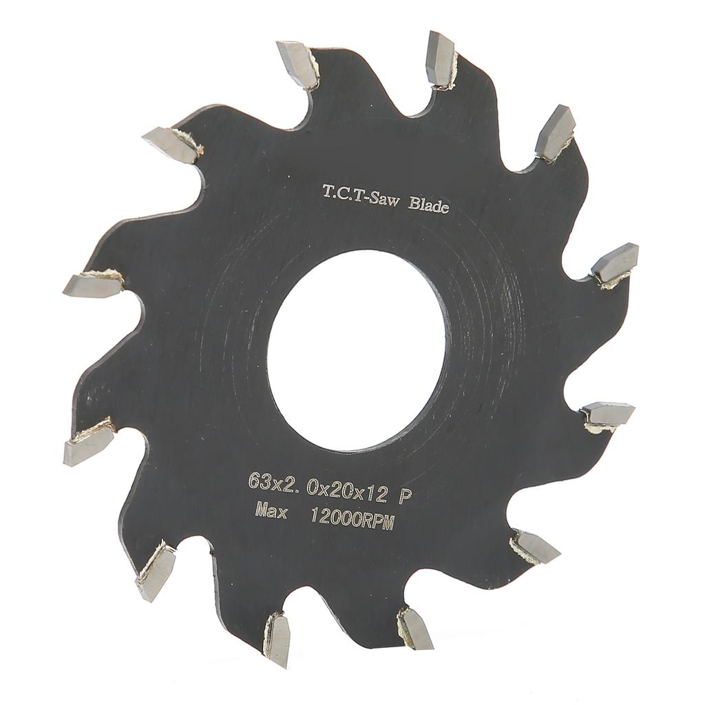Circular Saw Blade 63x2x20 Carbide Woodworking Saw Disc for Table Saw Machine Trimming Machine
