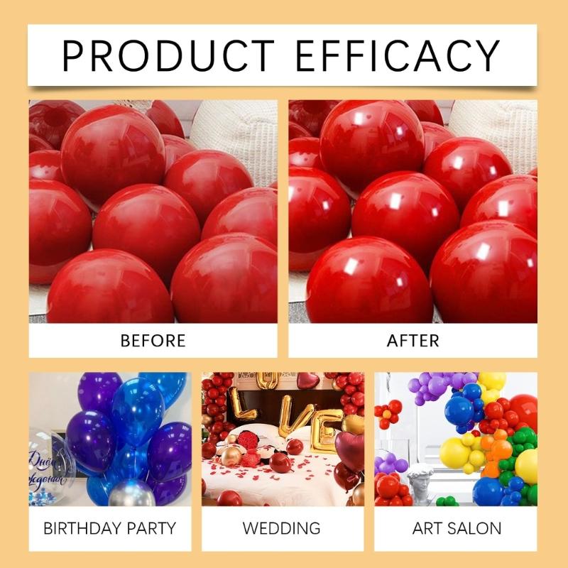 Liquid Helium Balloon 100ml Protective With Glowing Effect Practical Balloon Gloss Brightener For Nighttimes Celebration