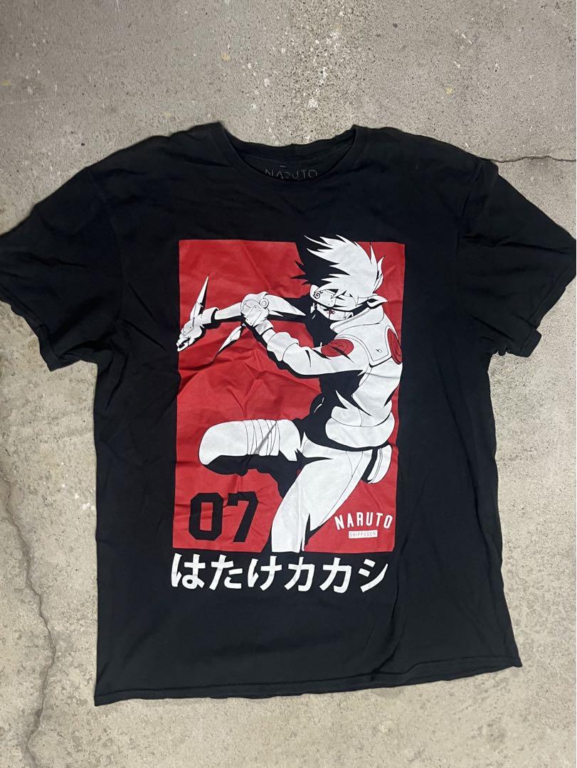 

[USED] US Vintage Naruto Shippuden Kakashi Hatake Large Logo Character T-Shirt