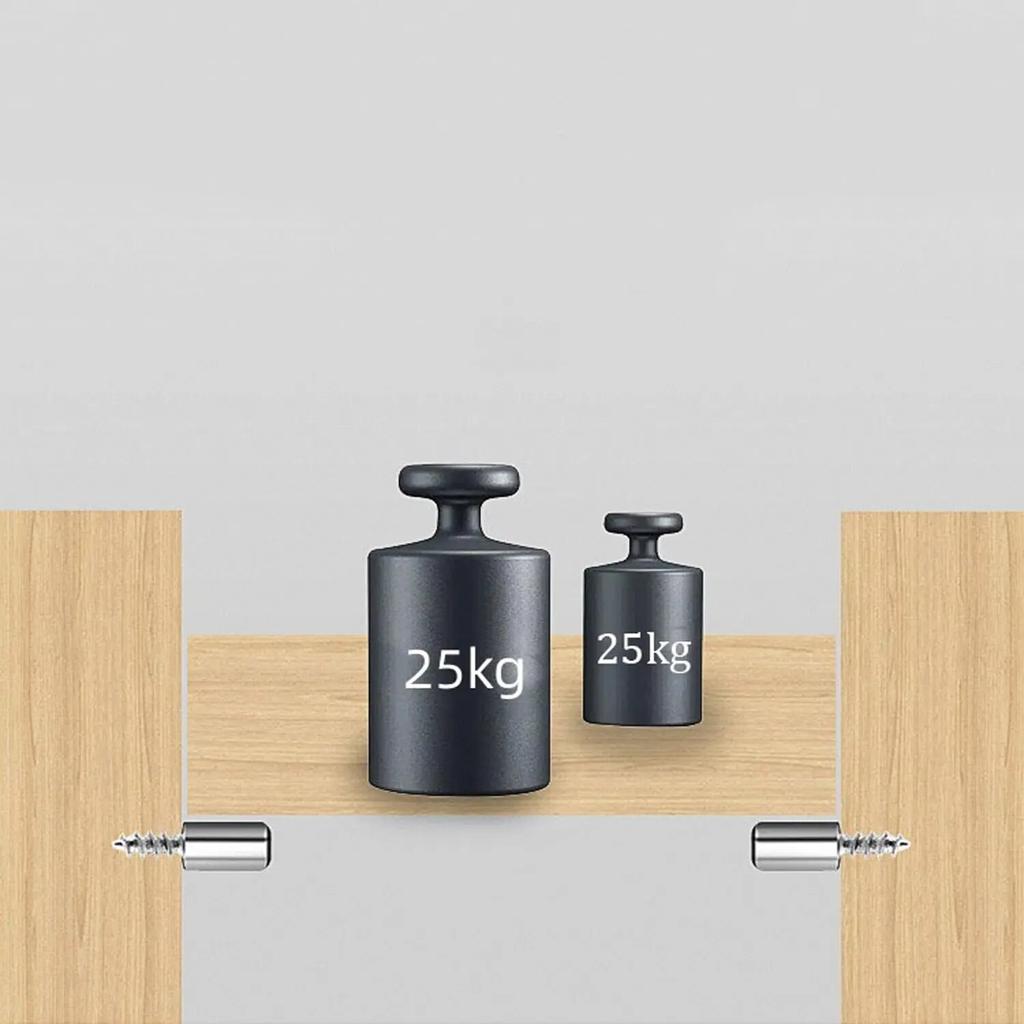 20/80PCS Shelves Support Nails Pegs with Non-Slip Sleeve Self Tapping Screw Self -Sticking Clips Pegs Shelf Holders