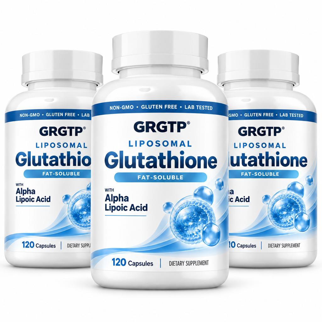 Liposomal Glutathione Capsules, Dietary Supplement, Liposomal Nutrient Delivery Capsules, for Adults