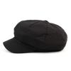 Universal chemistry Vintage Linen Black Newsboy Cap