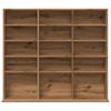 CD Shelf Artisan Oak 100 x 23 x 89.5 cm Particleboard