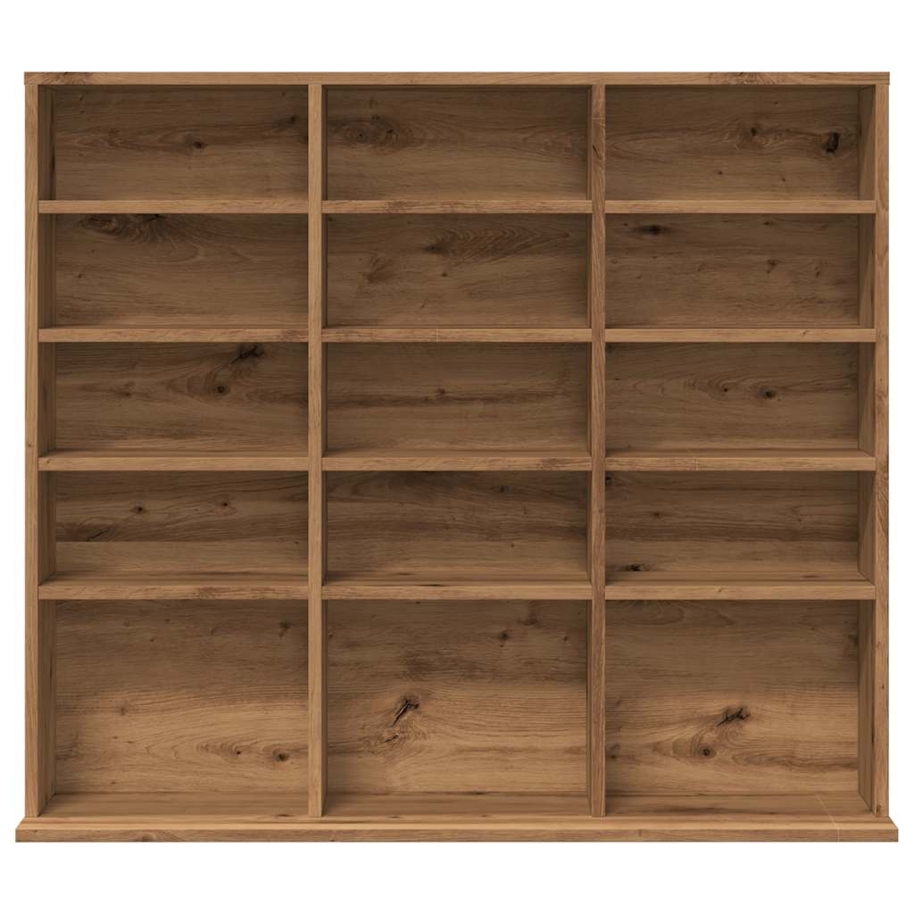 CD Shelf Artisan Oak 100 x 23 x 89.5 cm Particleboard