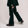 [mardimercredi] Kids Corduroy Wide Flare Pants Navy