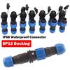 SP13 Waterproof Connector Docking Connector Socket Plug Male Female Plug Socket  Electrical