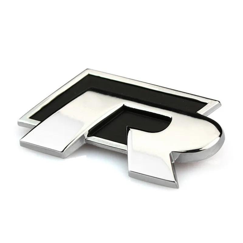 YRZ3 2025 Hot New 3D Metal Sport Sticker Badge Body Sticker For Volkswagen Golf R Rline Tiguan Touareg Polo GTI CC Passat R36 Scirocc