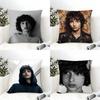 Actor FFinn WWolfhard Cushion Cover Eco Linen Pillow Case DoubleSided Print Breathable Durable Zipper Home Decor Gift