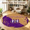 Round Rug Custom NameAnderlecht FC Pattern Non Slip Carpet Home Floor Decor