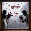 Bloodstained Handprint Halloween Static Cling Decal Spooky Party Door Stickers  Glass Mirror