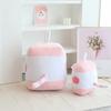 New Cute Cartoon Cat Bottle Plush Toy Kitten Milk Cushion Back Juice Drink Throw Pillow Sofa Decorative Cushion Rest Cushion