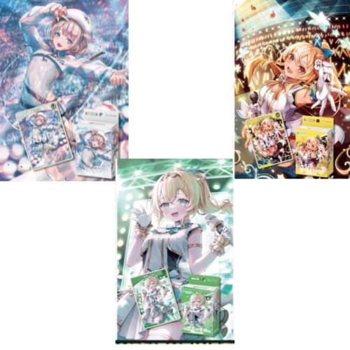 [Set] Hololive Holoka 3rd Starter Deck Set of 3 "Shiranui Flare, Kazema Iroha, Todoroki Hajime" Released February 28, 2025 hololive OFFICIAL CARD GAME