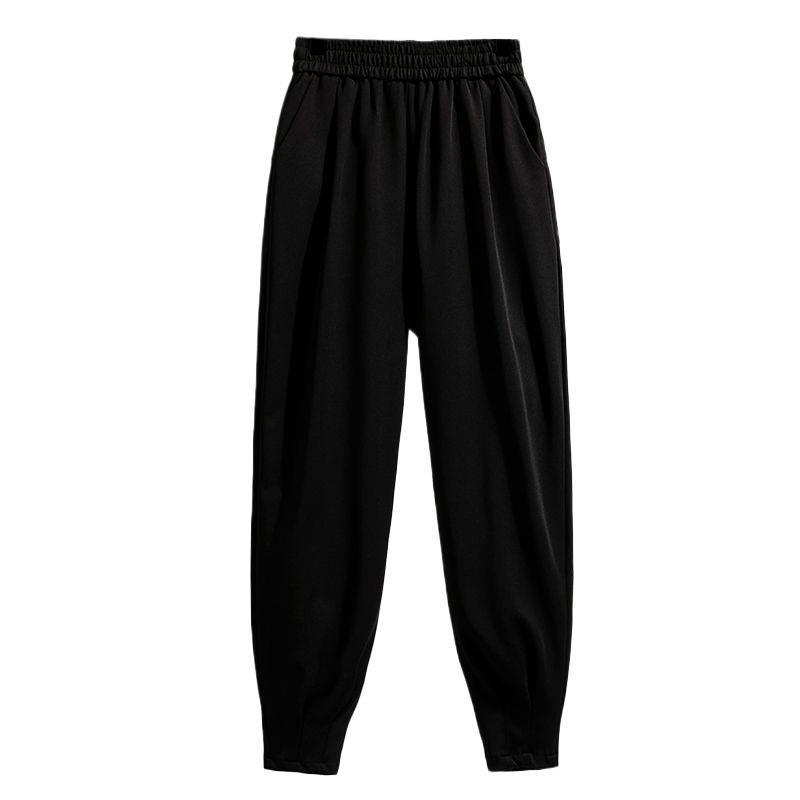 Plus Size Retro Harem Pants for Women - Slimming, Wide-Leg, Pear-Shaped Carrot Fit