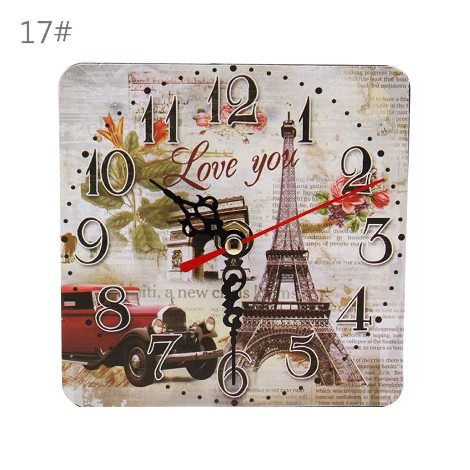 European Creative Wall Clock for Living Room Decor