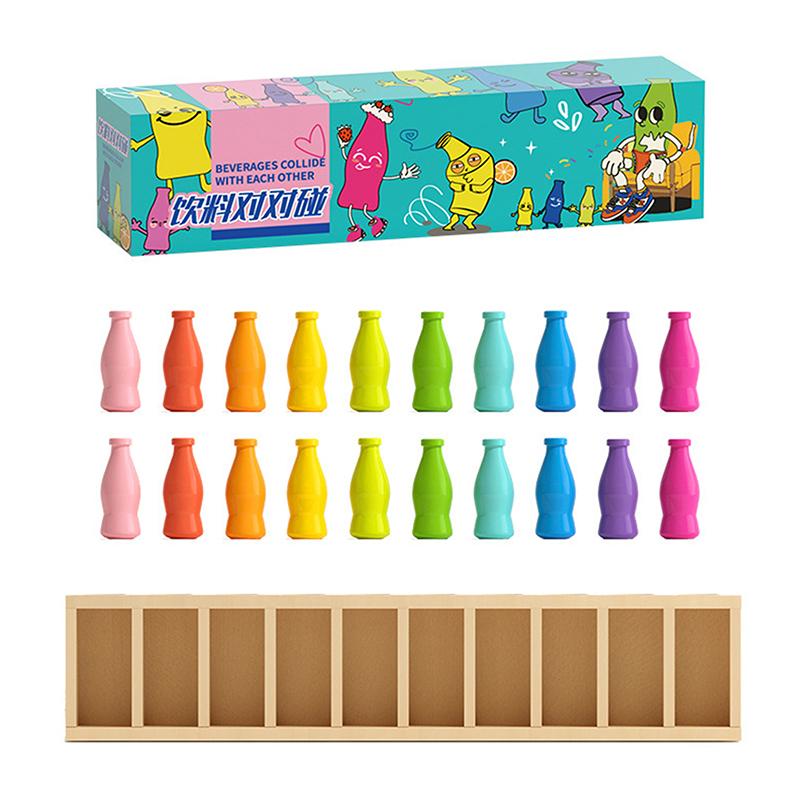 20 Color-Matching Challenging Bottle Puzzle Game Set Memory & Logic Training Strategy Board Game Party Halloween Christmas Gifts