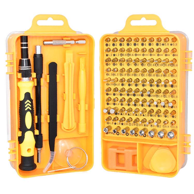Weeks 115-in-1 CRV Steel Multi-Purpose Screwdriver Set for Watch and Phone Repair