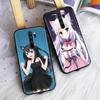 Black Case for Xiaomi Poco X6 X4 M5 M6 F5 F6 C65 C55 C50 C51 C40 Pro Redmi 14C A3X 13C 12C 11T 10A 9C Note 7 6 8A Plus W-59 Cat Girl