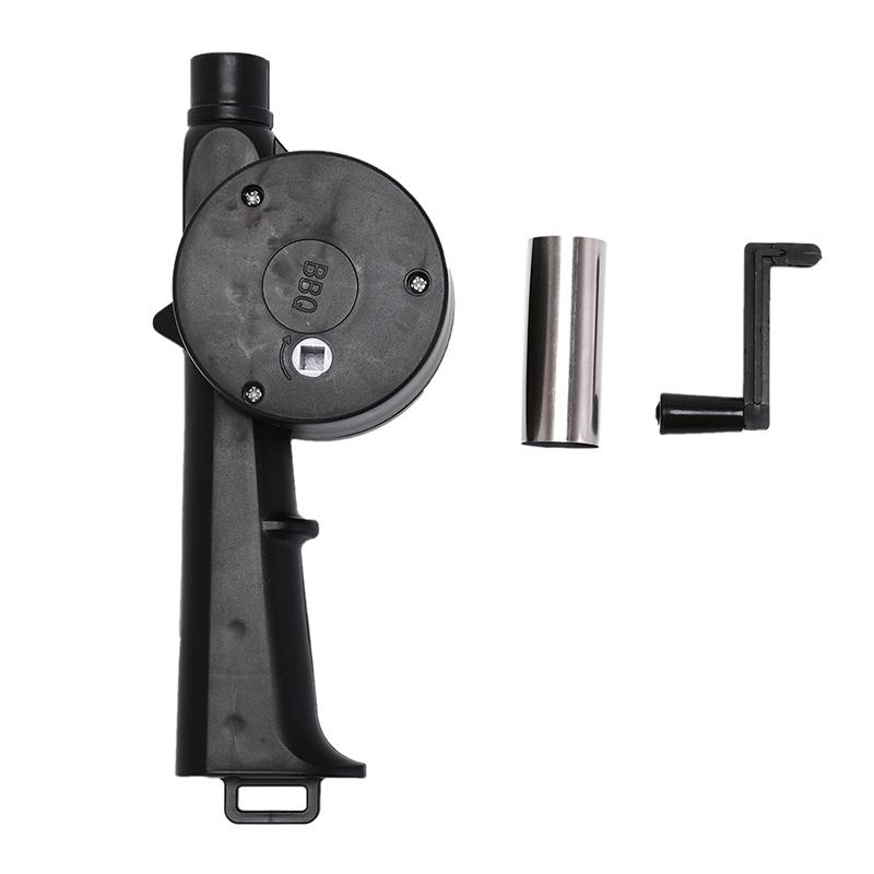 Outdoor Bbq Hand Crank Powered Fan Air Blower For Picnic Barbecue Fire Equipment