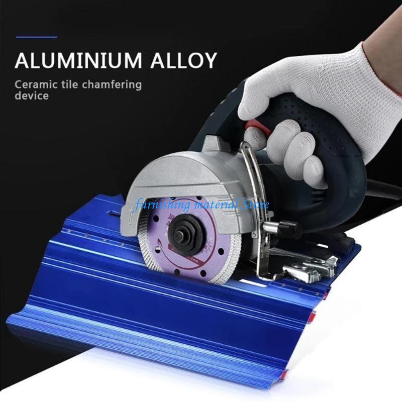 Y5GD Portable 45° Stone Cutting Machine Tile Ceramic Chamfering Cutter Stainless Steel Manual Desktop Stone Cutting Device