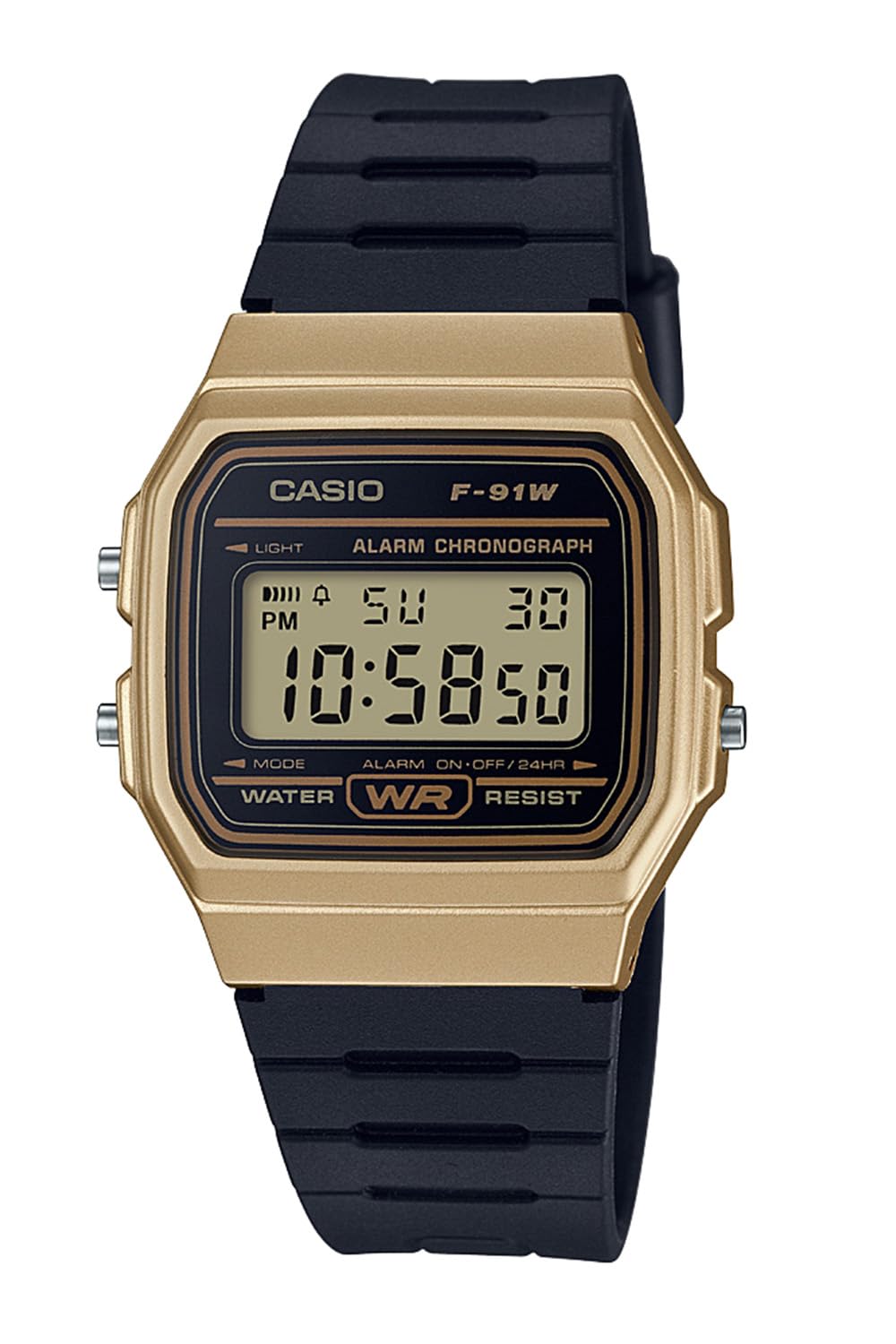 

Casio Часы Casio Collection [Домашняя] Веб-лимитированная модель F-91WM-9AJH Мужская черная x золотая