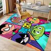 Teen Titans Go Adventure Carpet For Playroom Bedroom Living Room Sofa Home Decorkids Game Area Rug Nonslip Floor Mat