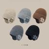 Winter Thick Cotton Hat Warm Ear Hat Riding Electric Bike Cold,proof Skiing Flight Hat