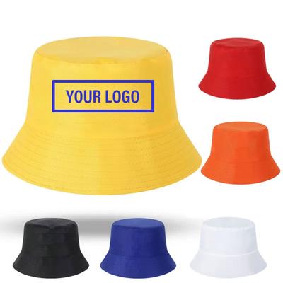 CUSTOM TEXT LOGO Reversible Bucket Hats Unisex Women Outdoor FisherUnisex Caps Beach Fishing Hat Unisex Chapeau Panama Hat