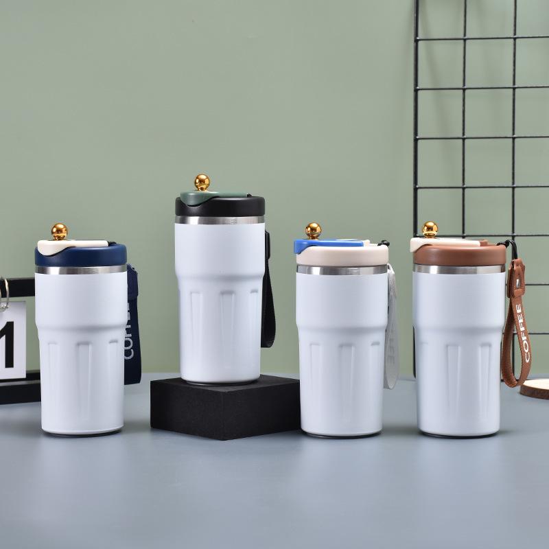 Smart Temperature Display Coffee Cup 316 Stainless Steel Vacuum Cup Tumbler Women's Good-looking Portable Water Cup Mug