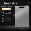 Titanium Cutting Stainless Boards for Kitchen Board 316 Steel Thickened Double Sided Food Grade Portable Fruit Meat Chopping
