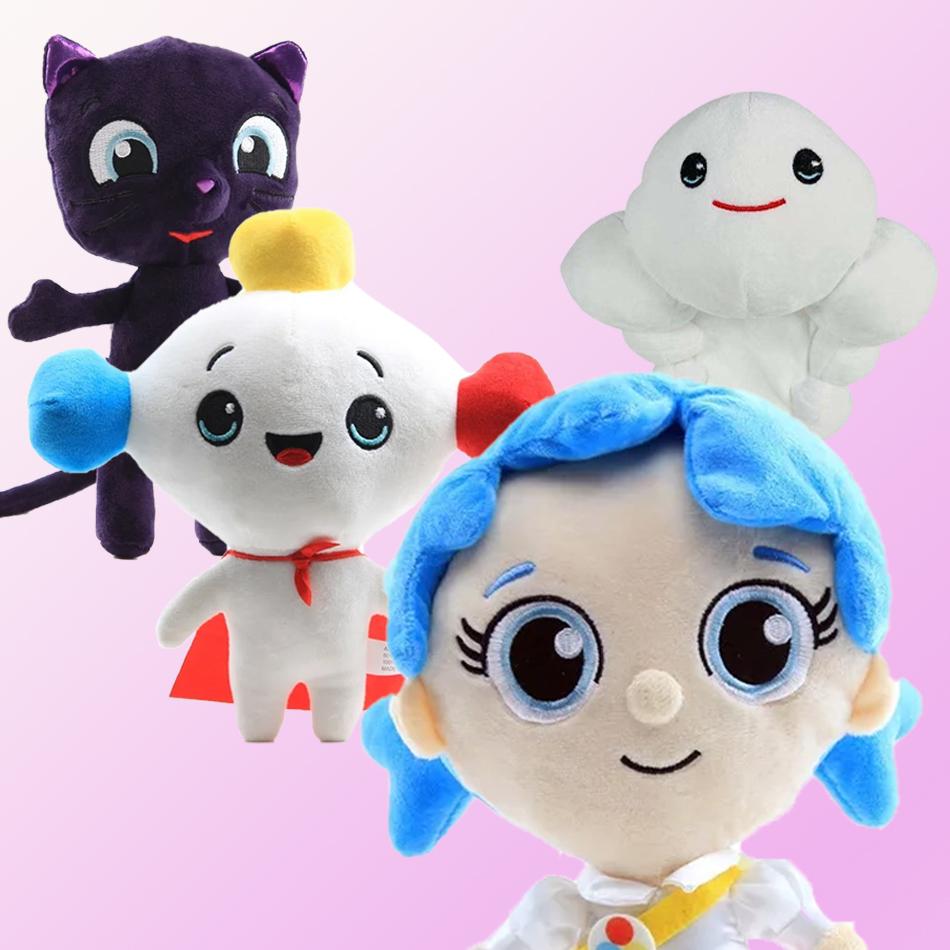 Fashnics Unisex Kids Light True And The Rainbow Kingdom Plush Toy Doll 18-30Cm True Bartleby Cat Rainbow King Plush Soft Stuffed Toys Gifts For Children