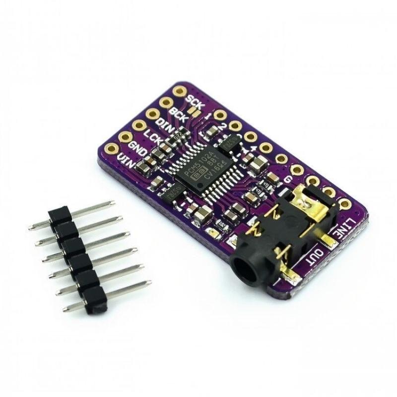PCM5102 PCM5102A GY-PCM5102 DAC Sound Card Board pHAT 3.5mm Stereo Jack 24 Bits Digital Audio Module for for Raspberry Pi Beyond