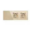 European Standard Type 228 Smart Switch Socket with Tempered Glass Panel, Alexa Voice Control, and Doodle App Compatibility